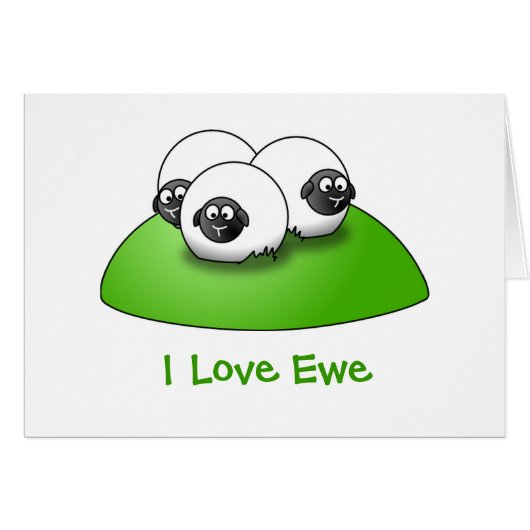 Whimsical Love Card (Front Horizontal)