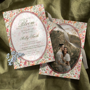 Whimsical Love is in Bloom Floral Bridal Shower Invitation