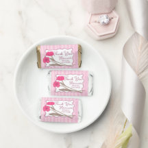 Whimsical Lovely Pink Hand Drawn Bridal Shower