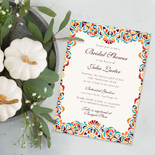 Whimsical Luxury Ivory Floral Style Border Wedding Invitation