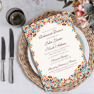 Whimsical Luxury Ivory Floral Style Border Wedding Invitation