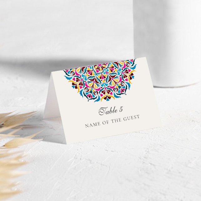 Whimsical Luxury Ivory Floral Style Border Wedding Table Number (Creator Uploaded)