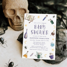 Whimsical Magic Potions Halloween Baby Shower
