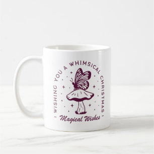 Whimsical magical Christmas purple witchy Coffee Mug