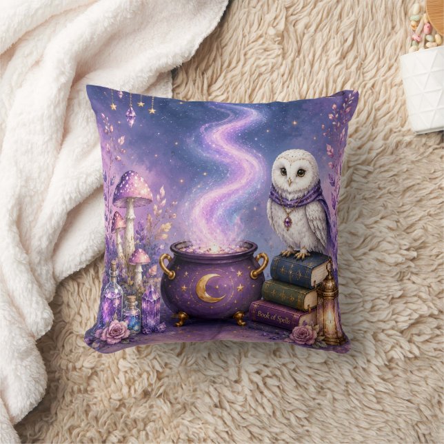 Whimsical Magical Fantasy Throw Pillow (Blanket)