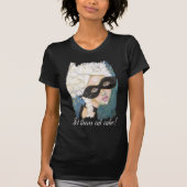 Whimsical Marie Antoinette Original Art Quote Fun T-Shirt (Front)