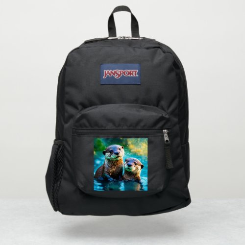 Whimsical Meadow Moments Playful Baby Goat on Stu JanSport Backpack