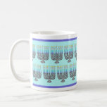 Whimsical Menorah Coffee Mug<br><div class="desc">This Whimsical Menorah Coffee Mug with add a festive touch to your Hanukkah gatherings. It would make a lovely gift vessel for Hanukkah treats. Is part of my Whimsical Menorah Hanukkah Collection.</div>