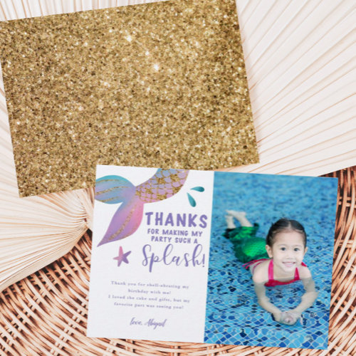 Whimsical Mermaid Birthday Party Photo