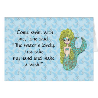 Whimsical Mermaid Cards
