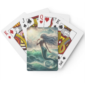 Whimsical Mermaid Poker Cards