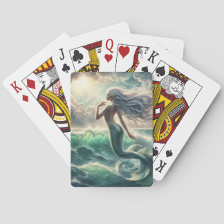 Whimsical Mermaid Poker Cards
