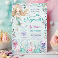 Whimsical Mermaid Under the Sea Pool Birthday