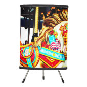 Whimsical Merry Go Round Carousel Horse Tripod Lamp (Front)