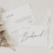 Whimsical Minimal Script Bridesmaid Proposal Card