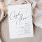 Whimsical Minimalist Script Couples Shower