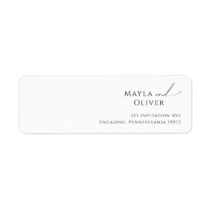 Shabby Return Address Labels | Zazzle