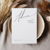 Whimsical Minimalist Script Wedding