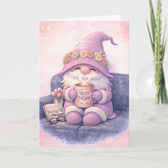 Whimsical Mom Appreciation Greeting Card (Front)
