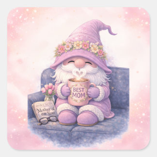 Whimsical Mom Appreciation Square Sticker