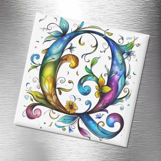 Whimsical Monogram Q