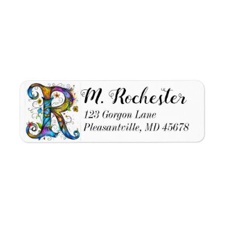 Whimsical Monogram R