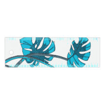 Whimsical monstera leaf design