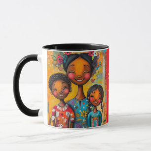 Whimsical Motherhood Mug with Inspirational Quote