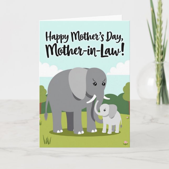 Whimsical Motherinlaw Card (Front)