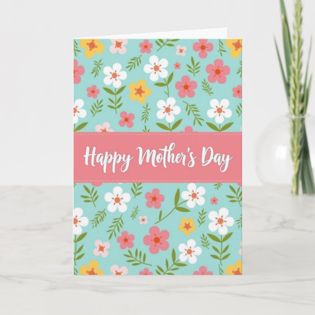 Whimsical Mothers Day Card (Front)