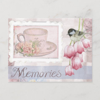 Whimsical Mother's Day Scrapbook Journal Memories Postcard