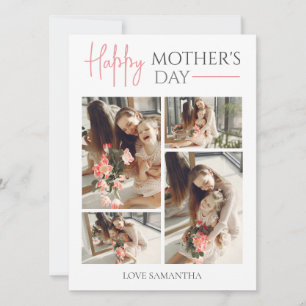 Whimsical Multi Photo Collage Mothers Day