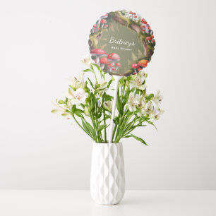 Whimsical Mushroom Baby Shower Balloon