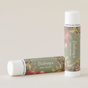 Whimsical Mushroom Baby Shower Favor Lip Balm