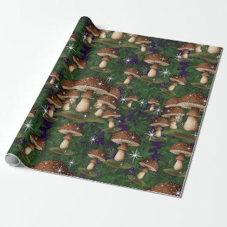 Whimsical Mushroom Forest - Enchanting Nature Wrapping Paper
