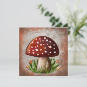 Whimsical Mushroom & Fungi Motif – Nature-Inspired (Standing Front)