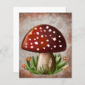 Whimsical Mushroom & Fungi Motif – Nature-Inspired (Front/Back)