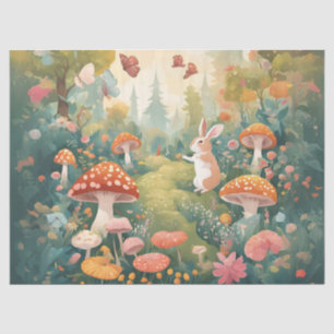 Whimsical Mushroom Garden Tissue Paper