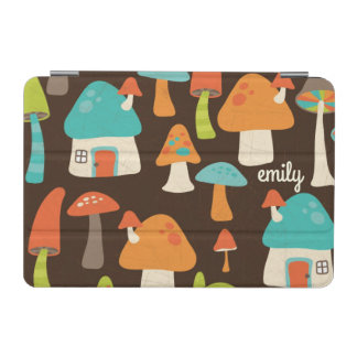 Whimsical Mushroom Houses Custom iPad Mini Cover