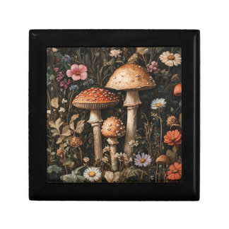 Whimsical Mushrooms and Wildflowers Botanical Gift Box