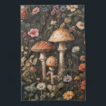 Whimsical Mushrooms and Wildflowers Botanical Kitchen Towel<br><div class="desc">Discover the enchanting beauty of nature with this whimsical artwork featuring mushrooms and wildflowers. The delicate details and vibrant colors bring a sense of magic and tranquility,  making it a perfect design for nature lovers and those drawn to the charm of botanical art.</div>