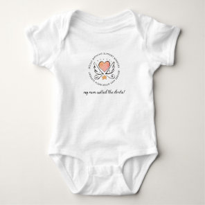Whimsical My Mom Called The Doula Baby Bodysuit