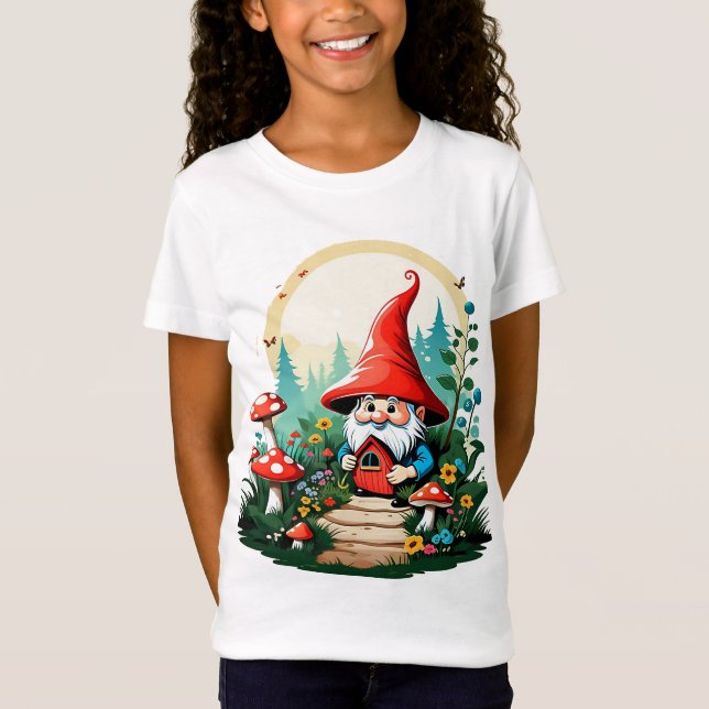 Whimsical Nature Art T-Shirt (Front)