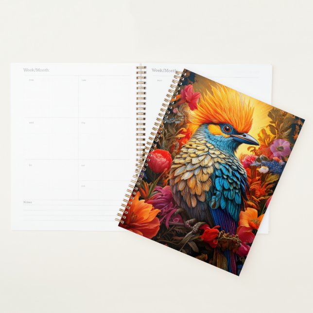 Whimsical Nature Blue Bird No 2 Planner (Display)