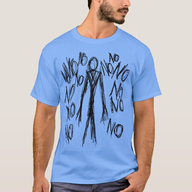 Whimsical Nonono Page: Embrace the Quirkiness T-Shirt (Front)