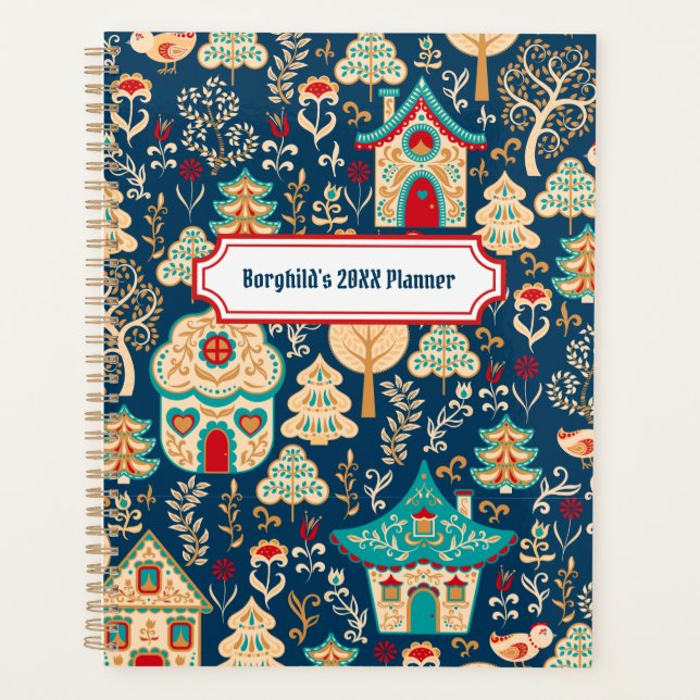 Whimsical Nordic Houses Planner (Front)