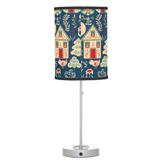 Whimsical Nordic Houses | Scandinavian Table Lamp (Back)