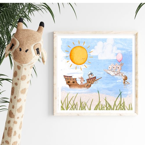 Whimsical Nursery Art Poster