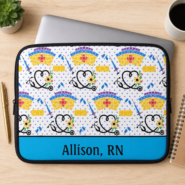 Whimsical Nursing Laptop Sleeve (Creator Uploaded)