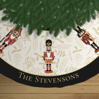 Whimsical Nutcracker Black and Beige Christmas